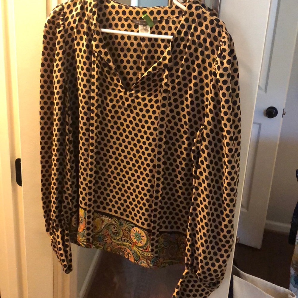 Pippa Polka dot blouse